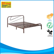 *3V Powder Coat Metal Queen Size Bed Frame / Katil Besi /Queen Size Bed Frame / Katil Besi / Adult Bedframe / Large Bed