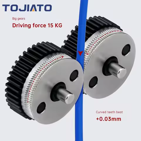 All Metal Extruder Hgx Lite Gear Kit Hardened Steel Reduction Extruder Compatible with Ender3/Ender5