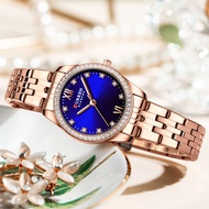 CURREN Top Brand Original Diamond Fashion Ladies Quartz Watch Stainless Steel Outdoor Sport Waterproof Lady Clock Watch Design