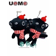 [UnMe] Modeling Ferret Cat Doll Plush Charm Black Taiwan Team Design Producer Passed BSMI Certificat