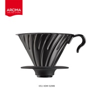 Hario ดริปเปอร์ HARIO V60 Metal Dripper  (VDM-02MB/051) (VDM-02HSV/052)