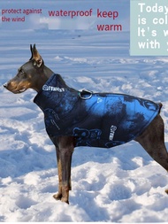 แจ็คเก็ตกันหิมะสำหรับสุนัขเสื้อกั๊กกันหนาวเสื้อกันหนาวลายพรางสไตล์ทหาร