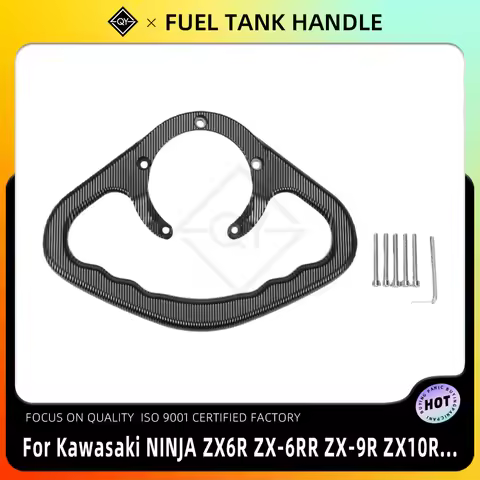 Motorcycle Passenger Handle Gas Tank Bar Fuel Tank Armrest For Kawasaki NINJA ZX6R ZX-6RR ZX-9R ZX10