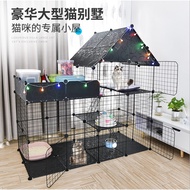 Cat Dog Pet DIY Villa Home Exercise Cage Anti-slip Fence Enclosure Sangkar Kucing Cat Cage