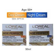 L'oreal Loreal Age Perfect Age 50+ Day Cream Night Cream - 50ml - from Germany