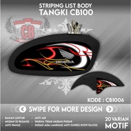 CB 100 Striping CB Tank Sticker C100 Sticker | CB100 | CB1006