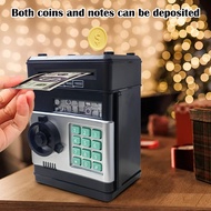 Tabung simpanan kanak-kanak dengan kata laluan, mesin ATM automatik untuk memasukkan dan mengeluarka
