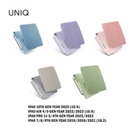 UNIQ Camden Case iPad 10th Gen / iPad air 4/5th Gen / iPad Pro 11 3/4th Gen/ iPad Mini Grey Pink Blu