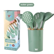 TRITU NEW Kitchen Set Utensil 12 Pcs Spatula Sutil Silikon tahan panas