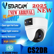 Vstarcam CS2DR (เลนส์คู่) ใหม่ล่าสุด2025 ความละเอียด 5 MP(1296P) กล้องวงจรปิดไร้สาย Indoor มีระบบ AI