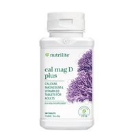 HQ OFFICIAL Nutrilite Cal Mag D Plus - 180 Tab amway Cal Mag D Plus M