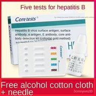 ✞⋮ Hepatitis B Test Five Test Paper Hepatitis Virus Test Antibody Antigen Test Kit Two and a Half