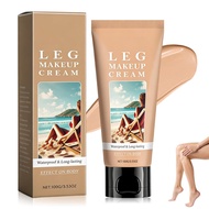Leg Makeup, Body Concealer Perfect Agent, Waterproof Sweatproof Body Makeup, Easy Apply to Create Fl