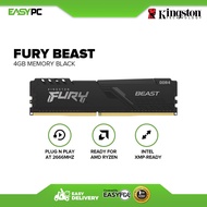 Kingston Fury Beast 4GB/8GB 2666mhz/16GB(2x8) 3200mhz DDR4 Memory. HyperX Fury Quality Guarantee.