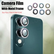 Screen Protector For Vivo Y04 Y29S Y29T Y21d Y29 Y200 4G 5G 2025 Camera Lens Diamond Metal Protector