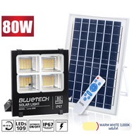 [ลดล้างสต็อก] BlueTech USA ไฟโซล่าเซลล์ Solar Cell LED Floodlight Spotlight ไฟสปอร์ตไลท์ รุ่นใหม่ กั