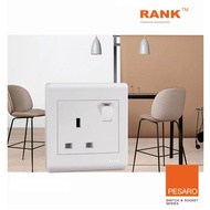 RANK PESARO SERIES 13A 1G SWITCH SOCKET