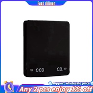 In stoick-1 Piece Coffee Scale Black Plastic with Timer and 3Kg/0.1G Scales Digital Weight Grams and