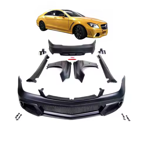 CLS Modified Big Surround Cls300 350 500 Wald Front and Rear Bar Body Kit Front Rear Bumper Side Ski
