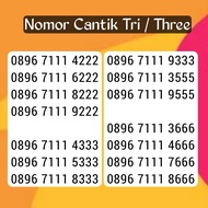 Nomor Cantik Tri Three 111 222 333 444 555 666
