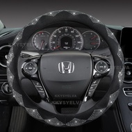 Fashion Pu Leather Car Steering Wheel Cover For Honda Accord 9 2013-2017 Crosstour 2013-2015 Odyssey