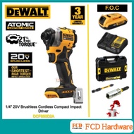 DEWALT Atomic DCF850D2A 6.35mm ( 1/4" ) 20V Brushless Cordless Compact Impact Driver 1B1C ( DCF850D2