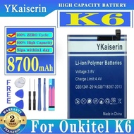 For Oukitel K6 8700Mah High Capacity Mobile Phone Battery