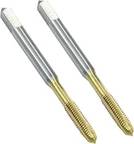 2 Pcs M3.5 x 0.6 Spiral Point Threading Tap, High-Speed Steel H2 Tolerance 3 Flutes Spiral Pointed T