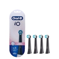 Oral B io Mild Soft cleaning toothbrush replacement brush head, black (4 count)