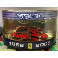 HOT WHEELS/HOT WHEELS 100% Ferrari Double Car Oil Drum Shell Plastic Yellowing, Rubber Band Has Be R