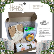 Hoshi Baby 2022 New Born Christmas Set, Baby Christmas Gift, with Christmas Gift Wrapped Box