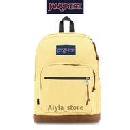 ✅New Tas Ransel Jansport Right Pack Pale Banana Limited