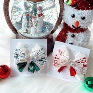 SG Ready stock🌈Christmas hair clip/ Christmas girl costume/ Christmas hair accessories / Christmas dress/ Christmas gift