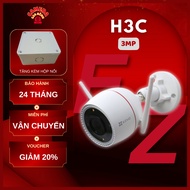 EZVIZ C3TN, H3C 3MP, H3 5MP Camera, color night vision, 2-way conversation, 120 degree wide angle, w