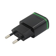 Dual USB Fast Charger 5V 2.1A / 1.0A Compatible with Smartphone / Digital Camera / PSP / GPS