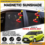 For Toyota Sienta 2017 OEM Magnetic Sunshade UV Proof Magnet Sunshade Clip Sun Shield Perlindung Mat