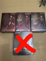 Alphamax Ultraman Gaia Tiga Dyna Zero 模型