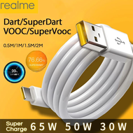 สายชาร์จ แท้ Realme SUPERVOOC Fast Charging ชาร์จเร็ว OPPO VOOC 65W 6.5A USB TYPE-C ใช้ได้ตรงรุ่น มีความเร็วในการชาร์จ