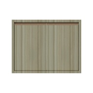 JUPITER บานคู่เรียบ SILKY TEAK 87x67 ซม. สีน้ำตาล จัดส่งโดย HomePro