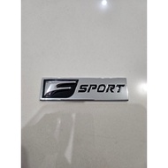 Imported F Sport Metal Emblem