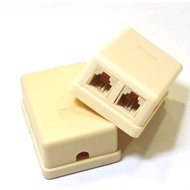 2-hole Telephone Rosette Rj 11 2-hole Telephone Terminal/