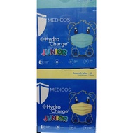 MEDICOS HYDRO CHARGE JUNIOR SURGICAL FACE MASK 4 PLY 50 PCS/BOX [MDA APPROVED]