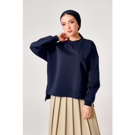 SHE DAZZLE Elora Jumper In Navy Blue