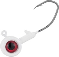 Dr.Fish Crappie Jig 3D Eyes Fishing Jig Head Bass Fishing Crappie Trout Panfish Hook Lure Live Bait 