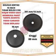 Daun Kertas Speaker 15 Inchi 15 In Daun Conus Lubang 4 Inchi Premium