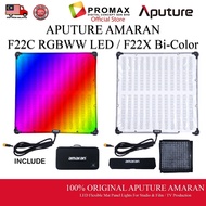 New Aputure Amaran F22x F22c F21x F21c Studio Light LED / Bi-Color / Flexible Mat Panel Lights