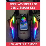 TURN SIGNAL LAZY BEAT LED GEN2/SMART KEY/BEAT STREET LED 2024 Lampu LED Motor Lampu Motor