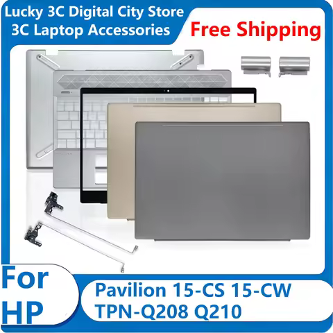 HP Pavilion 15-CW New For HP Pavilion 15-CS 15-CW TPN-Q208 Q210 Replacement Laptop LCD Back Cover/Fr