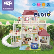 Koala Diary Plush Villa Rabbit Doll House Toy