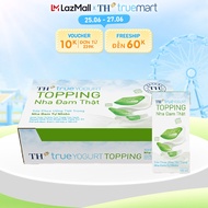 Thùng Sữa chua uống tiệt trùng TH true YOGURT TOPPING nha đam tự nhiên (180ml x 48 Hộp)